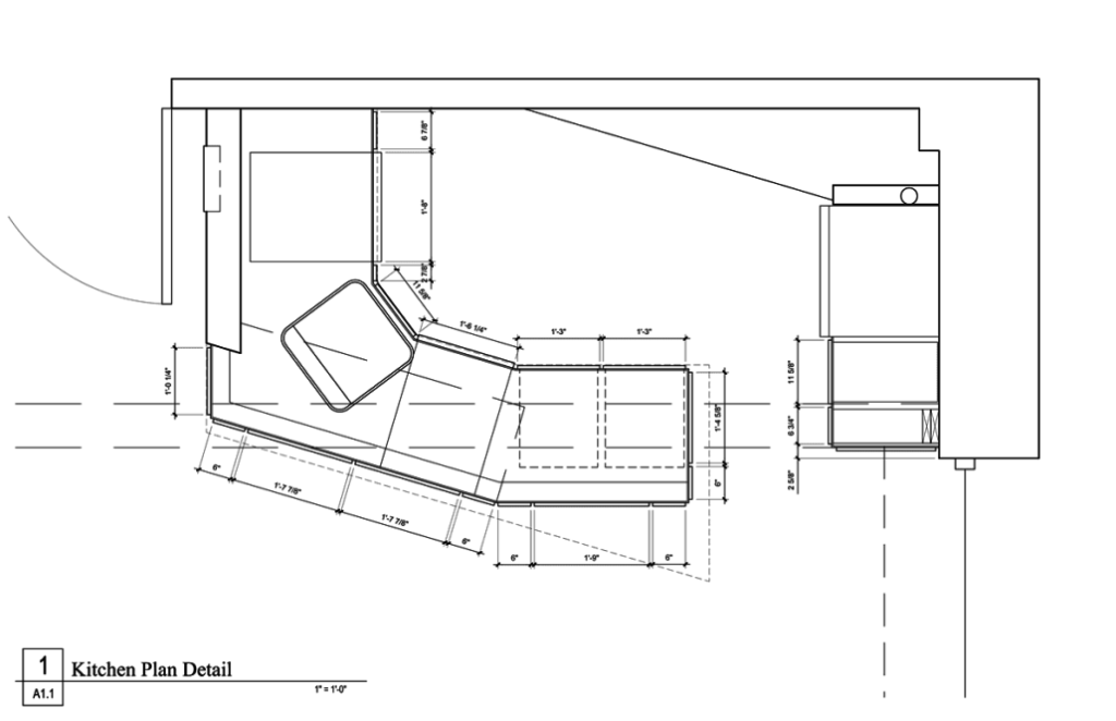 Kitchen Schematic Includes accurate build measurements